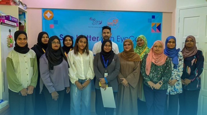 Community eye screening program at Care Society Maldives